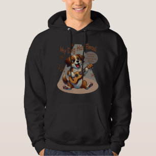 Moletom Meu Cachorro Tem Uma Música De Ajuste De Fleas Uku