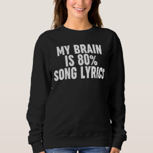 Moletom Meu Cérebro É 80 Música Música Música Música Músic