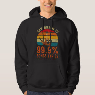 Moletom Meu Cérebro É 99 Música Música Música Música Músic