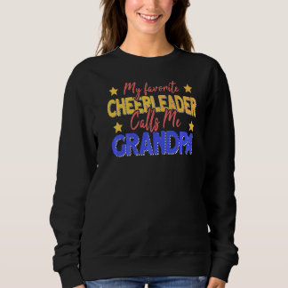 Moletom Meu Cheerleader Favorito Me Chama Avô Cheerlead