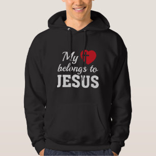 Moletom Meu Coração Pertence a Jesus