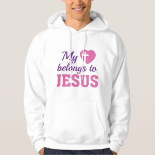 Moletom Meu Coração Pertence a Jesus
