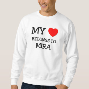 Moletom Meu coração pertence a MIRA