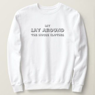 Moletom Meu dedo em volta das roupas da casa, engraçado, s