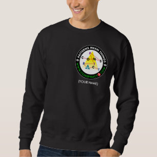 Moletom Meu Design de Conspiração Favorito (versão escura)