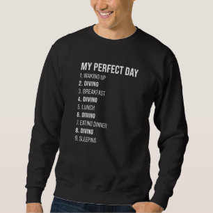 Moletom Meu Dia Perfeito 1 Acordando 2 mergulhadores