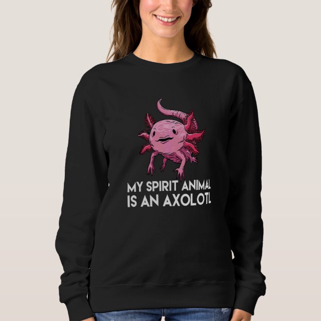 Moletom Meu Espírito Animal É Axolotl (Frente)