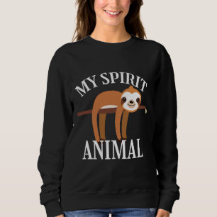 Moletom Meu Espírito Animal Engraçado Slony Lazy