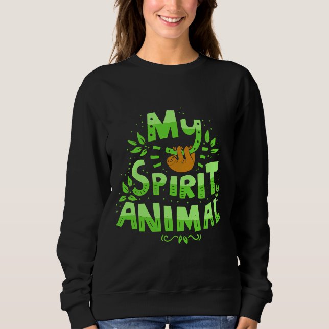 Moletom Meu Espírito Animal Lutando Animais (Frente)