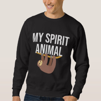 Moletom Meu Espírito Animal Preguiçoso Engraçado