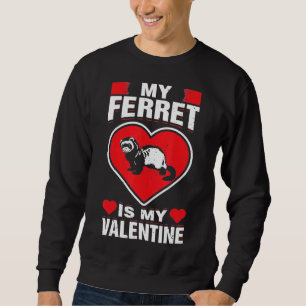 Moletom Meu Ferret É Meu Namorados Animal Love Hum
