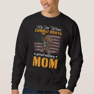 Moletom Meu Filho Veste Combate Boots Orgulhosos Militares