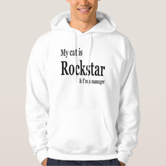 Moletom Meu Gato É Rockstar E Sou Um Gerente Engraçado