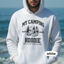 Meu Hoodie de acampamento, doce presente de camise