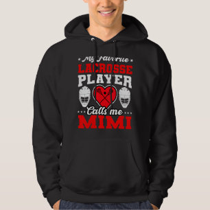 Moletom Meu jogador de lacrosse favorito me chama de mãe m