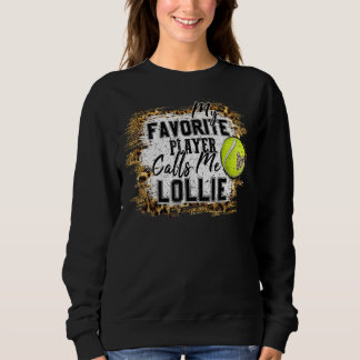 Moletom Meu jogador favorito me chama Lollie Tênis da mãe