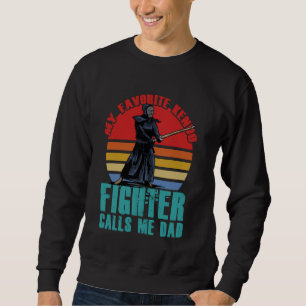 Moletom Meu Kendo Fighter favorito me chama de Pai Mãe Jap