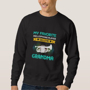 Moletom Meu Leitor De Melofone Favorito Me Chama De Avó Mo