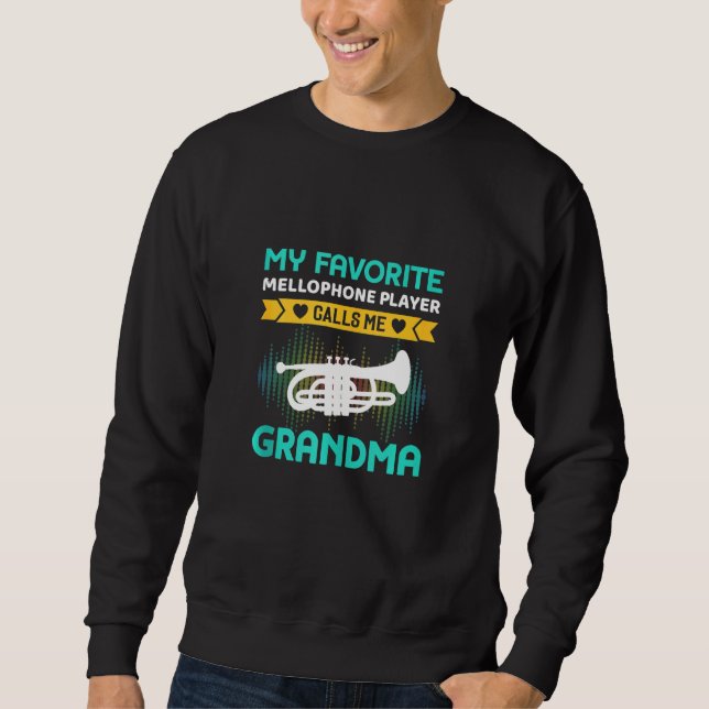 Moletom Meu Leitor De Melofone Favorito Me Chama De Avó Mo (Frente)