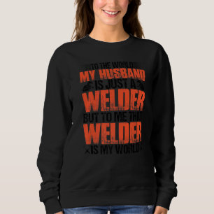Moletom Meu Marido É Apenas Um Soldado Para Mim Que Welder