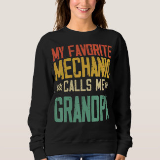 Moletom Meu Mecânico Favorito Me Chama De Vovô Vintage Ret
