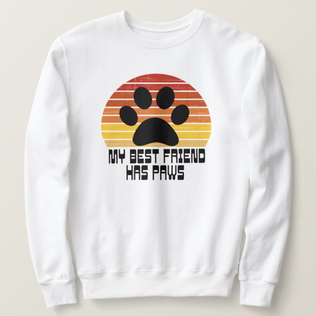 Moletom Meu Melhor Amigo Tem Patas (Frente do Design)