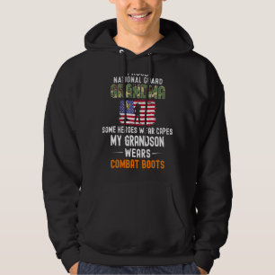 Moletom Meu neto Veste Botas de Combate Orgulho Nacional