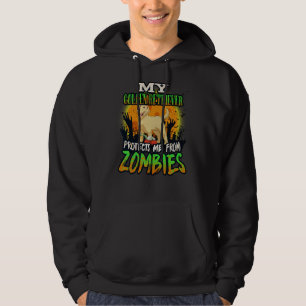 Moletom Meu Ouro Retriever Me Protege De Zombies Engraçado