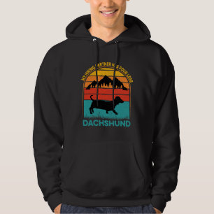 Moletom Meu Parceiro De Caminho Tem Quatro Pernas Dachshun