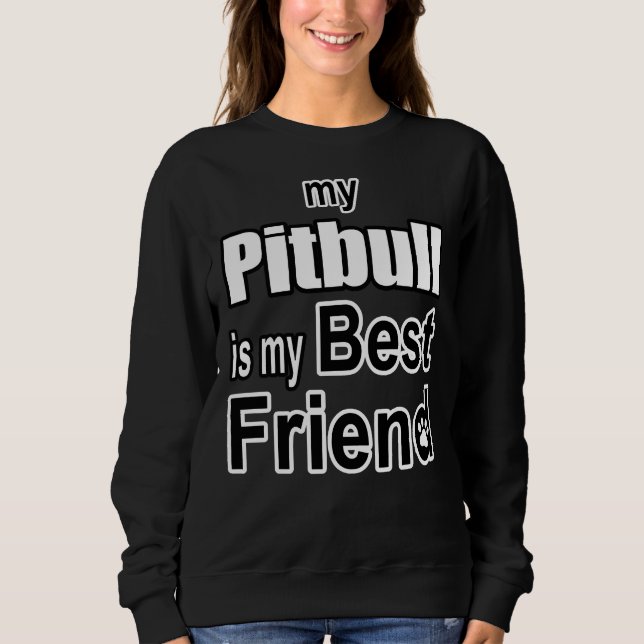 Moletom Meu Pitbull É Meu Melhor Amigo (Frente)