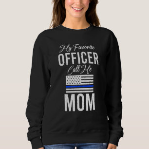 Moletom Meu Policial Favorito Me Chama De Azul-Azul Da Pol