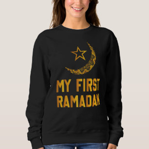Moletom Meu Primeiro Ramadã Ramadan Mubarak Engraçado Rama