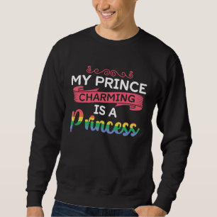 Moletom Meu Príncipe Encantado é um Orgulho Gay Lésbico Pr