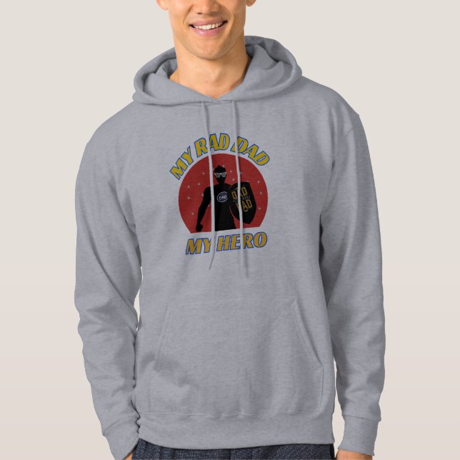 Moletom Meu Superpai T-Shirt Hoodie (Frente)