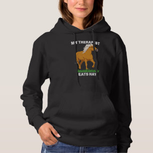Moletom Meu Terapista Come Hay Haflinger Horse 1
