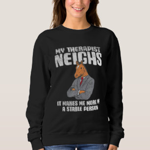 Moletom Meu Terapista Neighs Horseback Riding Girls Horse