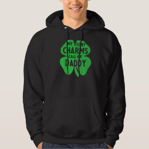 Moletom Meus Charmes Sortudos Me Chamam De Pai Engraçado S
