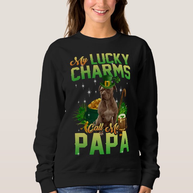 Moletom Meus Charmes Sortudos Me Chamam De "Papa Perfeito  (Frente)