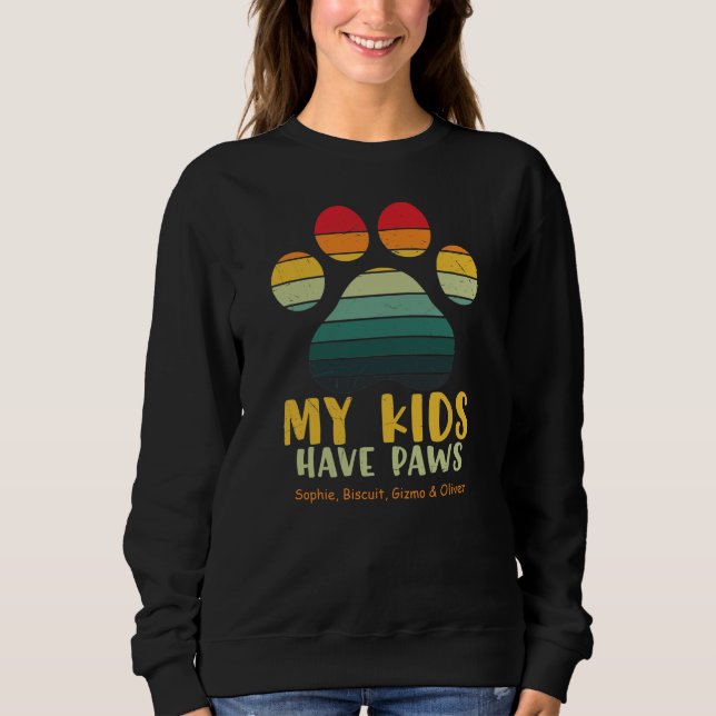 Moletom Meus Filhos Têm Patas Personalizado  (Frente)