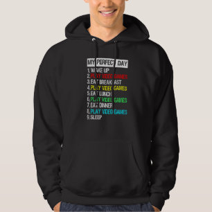 Moletom Meus Videos games de Dia Perfeitos Gaming Roupa Ga