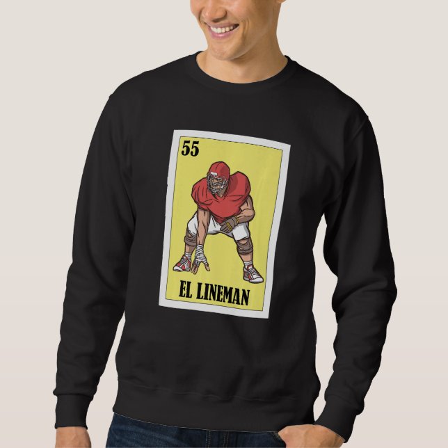 Moletom Mexican for Players  El Lineman (Frente)