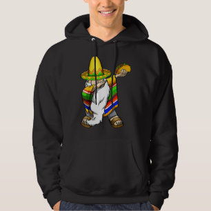 Moletom Mexicano Dabbing Gnome Cinco De Mayo Poncho Sombre
