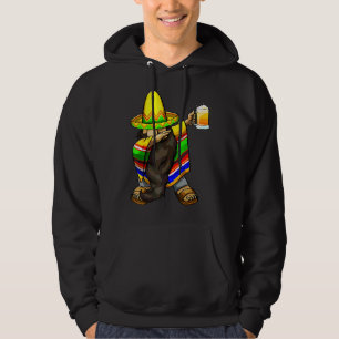 Moletom Mexicano Dabbing Gnome Cinco De Mayo Poncho Sombre