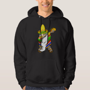 Moletom Mexicano Dabbing Gnome Cinco De Mayo Poncho Sombre