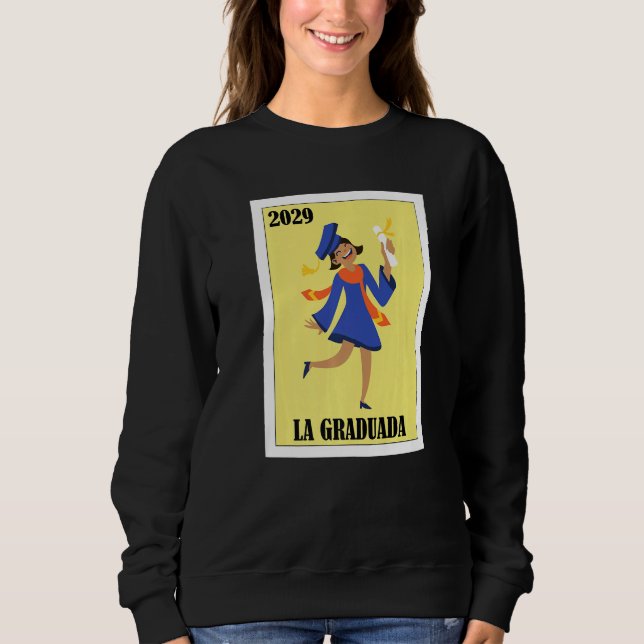 Moletom Mexicano para a Formatura La Graduada 2029 (Frente)