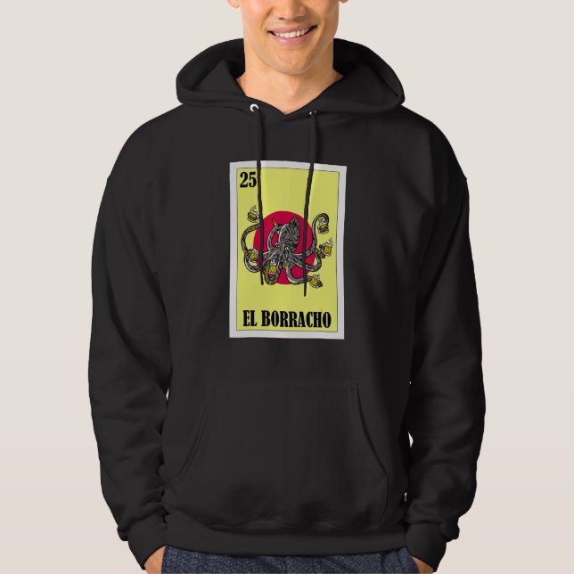 Moletom Mexicano para Festas  El Octopus (Frente)