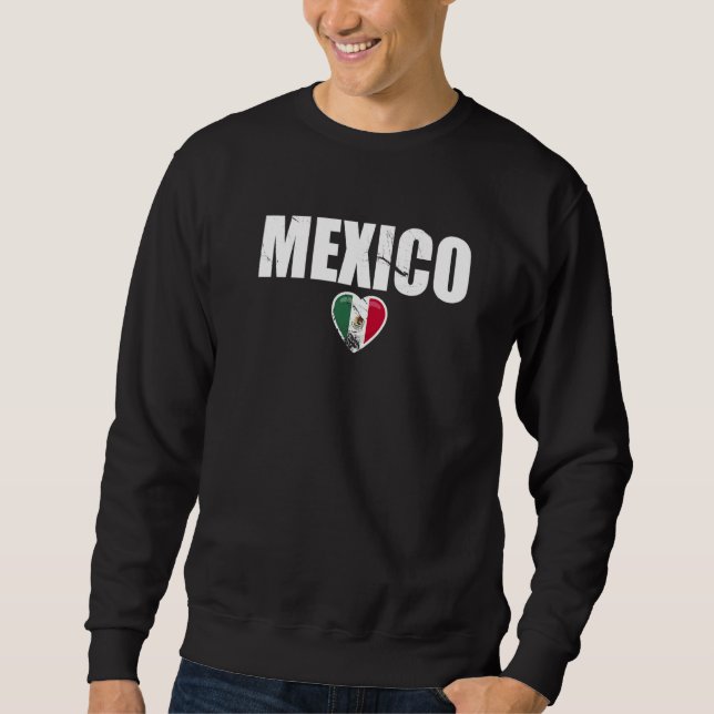 Moletom México Vintage - Bandeira mexicana (Frente)
