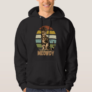 Moletom Miado Mashup Entre Meow e Howdy Meme de Gato