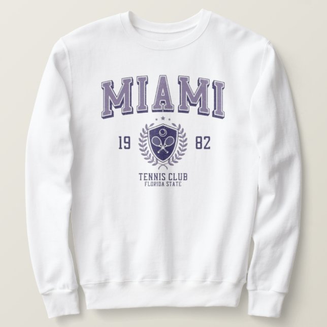 Moletom Miami Florida college state varsity athletic (Frente do Design)