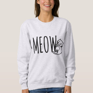 Moletom Miau! Design especial para amantes de gatos